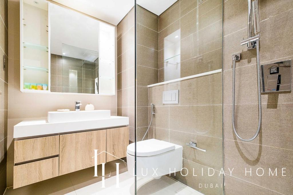 Lux Contemporary Suite With Full Marina View 6 Dubai Dış mekan fotoğraf
