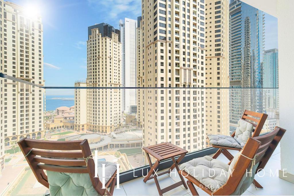 Lux Contemporary Suite With Full Marina View 6 Dubai Dış mekan fotoğraf