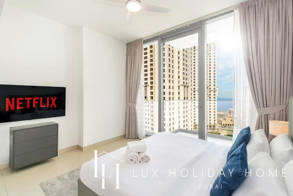 Lux Contemporary Suite With Full Marina View 6 Dubai Dış mekan fotoğraf