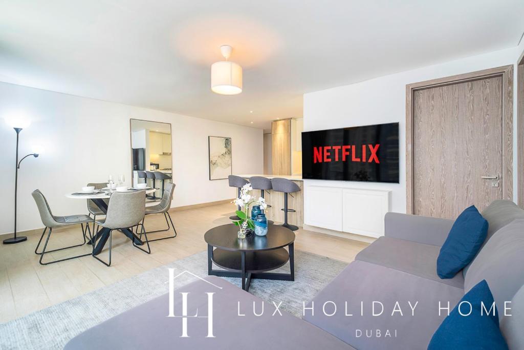 Lux Contemporary Suite With Full Marina View 6 Dubai Dış mekan fotoğraf